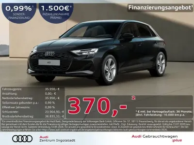 Occasion Audi A3 Advanced 204 ch (150 kW) 2025 Noir Berline