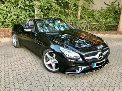 Brugt Mercedes SLC180 AMG 156 HK (114 kW) 2016 Sort Cabriolet