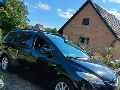 Gebraucht Mazda 5 Center-Line 116 PS (85 kW) 2010 Schwarz Van / Kleinbus