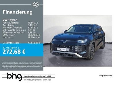 Gebraucht VW Tayron S 150 PS (110 kW) 2025 Schwarz SUV
