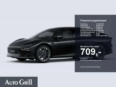 Neu XPENG P7 RWD Long Range 230 kW (313 PS) 2026 Schwarz midnight black Limousine