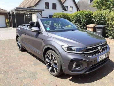 Gebraucht VW T-Roc Cabriolet R-line 150 PS (110 kW) 2022 Grau Cabrio