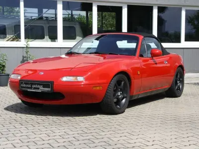 Gebraucht Mazda MX5 116 PS (85 kW) 1993 Rot Cabrio