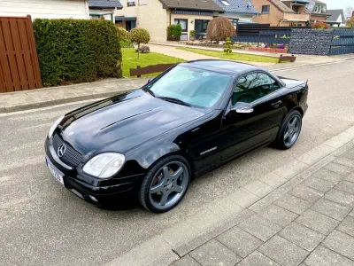 Gebraucht Mercedes SLK200 163 PS (119 kW) 2003 Schwarz Cabrio