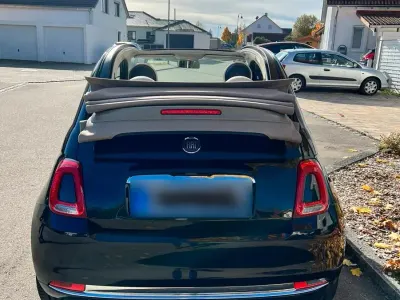 Usata Fiat 500C 69 CV (50 kW) 2019 Nero Cabrio