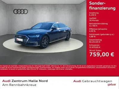 Gebraucht Audi A8L Ambiente 340 PS (250 kW) 2021 Navarrablau metallic Limousine