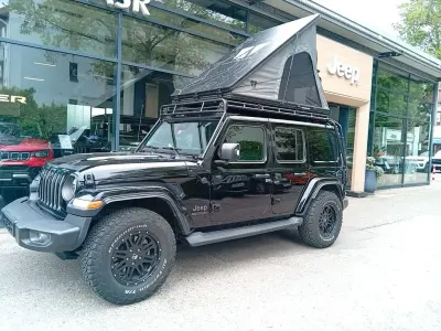 Usata Jeep Wrangler Unlimited Sahara 272 CV (200 kW) 2021 Nero SUV