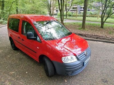 gebraucht VW Caddy Rot TÜV Neu 1.6 Benziner 102 PS