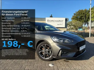 Gebraucht Ford Focus ST-Line 120 PS (88 kW) 2022 Grau Limousine