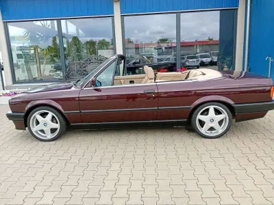 Gebraucht BMW 320 Cabriolet 129 PS (94 kW) 1991 Violett Cabrio