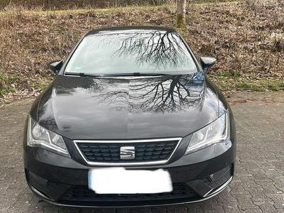 Usata Seat Leon 110 CV (80 kW) 2017 Nero Berlina