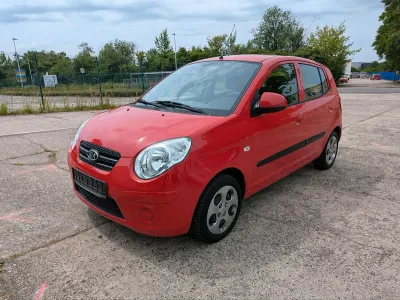 Gebraucht Kia Picanto Start 65 PS (47 kW) 2009 Rot Kleinwagen