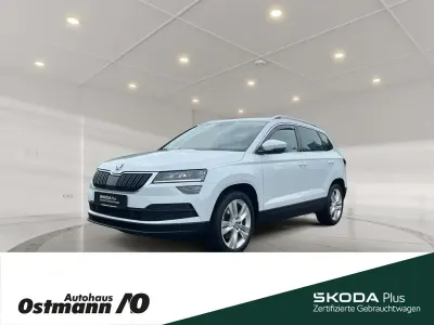 Gebraucht Skoda Karoq Style 150 PS (110 kW) 2022 Moonweiss metallic SUV
