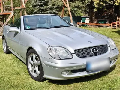 Gebraucht Mercedes SLK200 163 PS (119 kW) 2001 Silber Cabrio