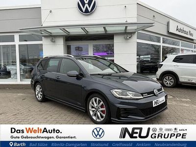 Gebraucht VW Golf VII GTD 184 PS (135 kW) 2017 Dark iron blue (metallic) Kombi