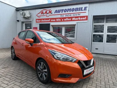 Gebraucht Nissan Micra Acenta 90 PS (66 kW) 2019 Orange Kleinwagen