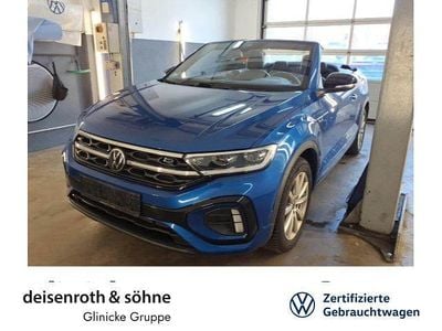 Gebraucht VW T-Roc Cabriolet R-line 150 PS (110 kW) 2022 Ravennablau metallic Cabrio