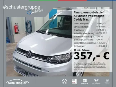 Gebraucht VW Caddy Life 122 PS (89 kW) 2024 Reflexsilber metallic Van / Kleinbus