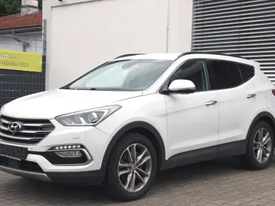 Gebraucht Hyundai Santa Fe Premium 200 PS (147 kW) 2016 Weiß SUV