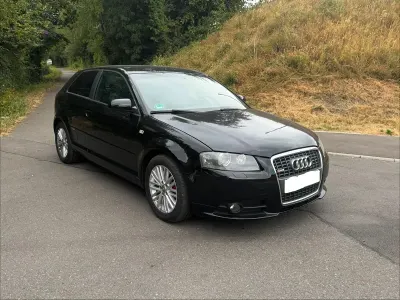 Gebraucht Audi A3 S-line plus 140 PS (102 kW) 2007 Schwarz Kleinwagen