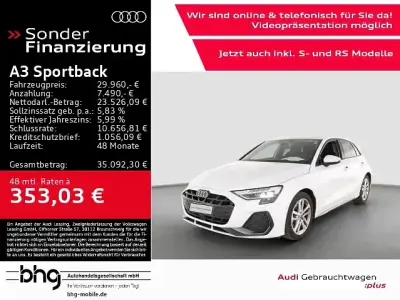 Gebraucht Audi A3 S-Line 150 PS (110 kW) 2025 Weiß Limousine