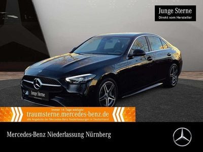 Schwarz Gebraucht 2025 Mercedes C180 AMG Limousine | 38.890 € (Fairer Preis)