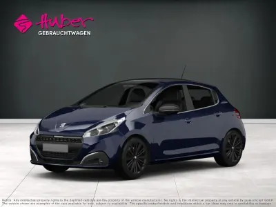 Gebraucht Peugeot 208 Active 82 PS (60 kW) 2018 Blau Kleinwagen