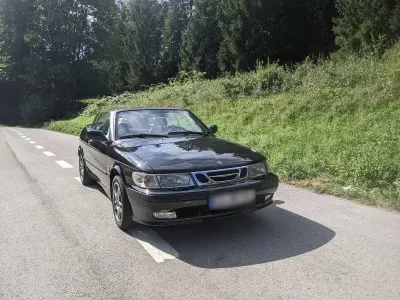Gebraucht Saab 9-3 Aero 205 PS (150 kW) 2000 Schwarz Cabrio