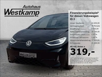 Gebraucht VW ID.3 GTX 244 kW (333 PS) 2025 Schwarz Kleinwagen