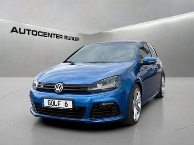Usata VW Golf VI R 271 CV (199 kW) 2011 Blu Utilitaria