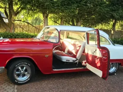 Occasion Chevrolet Bel Air 367 ch (269 kW) 1955 Rouge Coupé