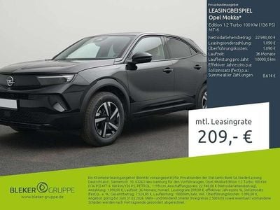 Gebraucht Opel Mokka Edition 136 PS (100 kW) 2025 Karbon schwarz (meta SUV