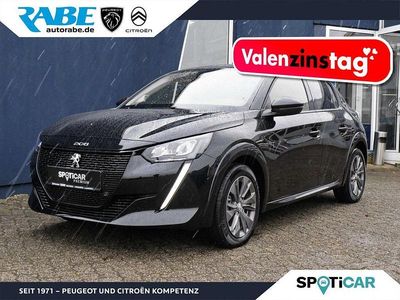 Gebraucht Peugeot e-208 Allure+ 100 kW (136 PS) 2023 Schwarz Kleinwagen