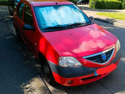 Używany Dacia Logan 55 KM (40 kW) 2006 Czerwony Sedan/Limuzyna