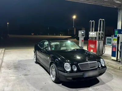 Gebraucht Mercedes CLK200 136 PS (100 kW) 1999 Schwarz Coupé