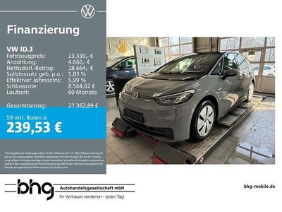 Usata VW ID.3 Pro Performance 150 kW (204 CV) 2023 Grigio Utilitaria