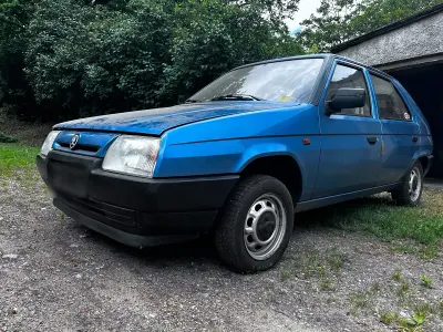 Gebraucht Skoda Favorit 1993 Blau Kleinwagen
