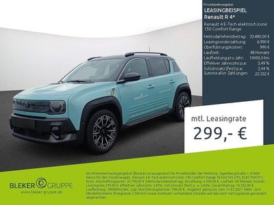 Grün Gebraucht 2025 Renault 4 E-Tech Iconic SUV | 33.480 € (Fairer Preis)