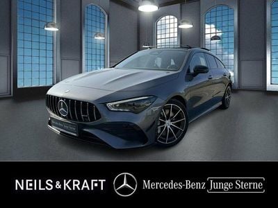 Gebraucht Mercedes CLA35 AMG Shooting Brake AMG 306 PS (225 kW) 2025 Metalliclack mountaingrau Kombi