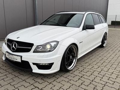 Weiß Gebraucht 2013 Mercedes C63 AMG Premium Kombi | 59.870 € (Fairer Preis)