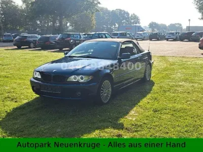 Begagnad BMW 320 Cabriolet Sport Line 170 HK (125 kW) 2005 Blå Cab