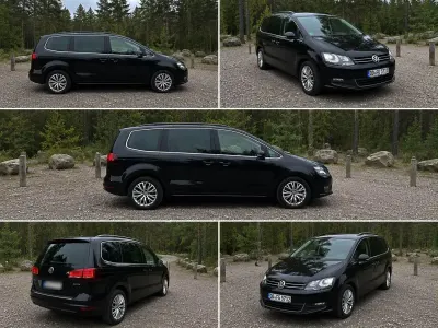 Gebraucht VW Sharan Comfortline 184 PS (135 kW) 2016 Schwarz Van / Kleinbus