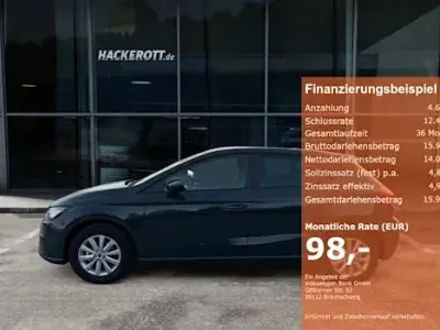 Neu Seat Ibiza Style 80 PS (58 kW) 2025 Blau Kleinwagen