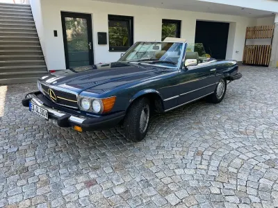 Gebraucht Mercedes SL380 155 PS (114 kW) 1982 Blau Cabrio