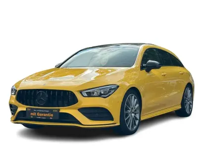 Gebraucht Mercedes CLA250e Shooting Brake AMG line 224 PS (164 kW) 2019 Gelb Kombi