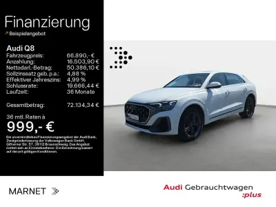 Gebraucht Audi Q8 Ambiente 340 PS (250 kW) 2024 Gletscherweiß metallic SUV