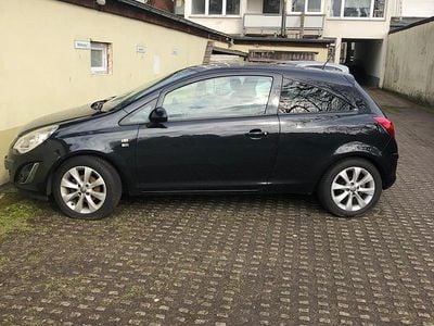 Gebraucht Opel Corsa Eco 70 PS (51 kW) 2012 Schwarz Kleinwagen