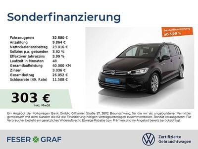 Grenadillschwarz metallic Gebraucht 2025 VW Touran R-line Van / Kleinbus | 32.880 € (Superpreis)