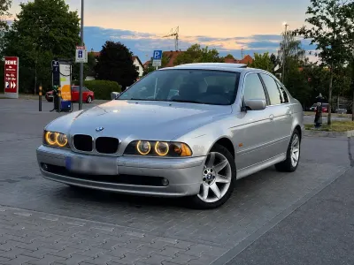 Używany BMW 520 170 KM (125 kW) 2002 Srebrny Sedan/Limuzyna