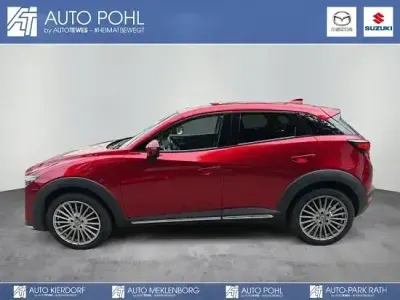 Gebraucht Mazda CX-3 Sports-Line 121 PS (88 kW) 2018 Magmarot SUV
